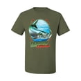 thumbnail image 2 of Tarpon Extreme Men's Graphic T-Shirt, Military Green, Medium, 2 of 3