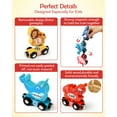 thumbnail image 6 of Wooden Alphabet Train Set for Toddlers – Magnetic ABC Train with Snap-Connection, Animal-Themed Educational Preschool Toy for Kids Ages 3-5, Montessori STEM Learning Gift for Boys and Girls, 6 of 7