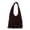 Coffee, variant on gcong Elegant Everyday Tote Bag With Decorative Tassel Spacious Carryall For Work Travel And Daily Use