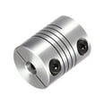 thumbnail image 5 of Uxcell 2PCS Motor Shaft 6mm to 6mm Helical Beam Coupler Coupling 20mm Dia 25mm Length, 5 of 6