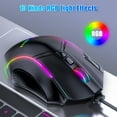 thumbnail image 2 of TSV RGB Gaming Mouse Wired Programmable Ergonomic USB Mice with 6 Level DPI, 13 Color Backlit, 12 Buttons for Laptop PC Computer, High Precision PC Gaming Mice for Desktop, Windows, Mac, Gamer, 2 of 7