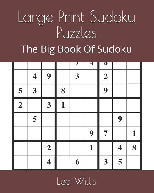 Large Print Sudoku Puzzles: The Big Book of Sudoku - Walmart.com