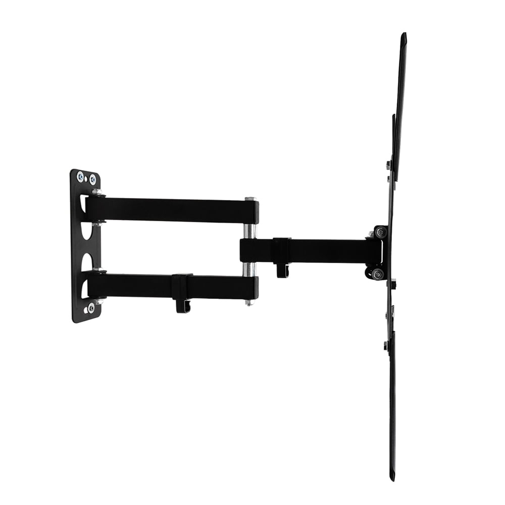 Adjustable Wall Mount TV Bracket, 26-55" Rotatable TV Stand with Spirit Level Black
