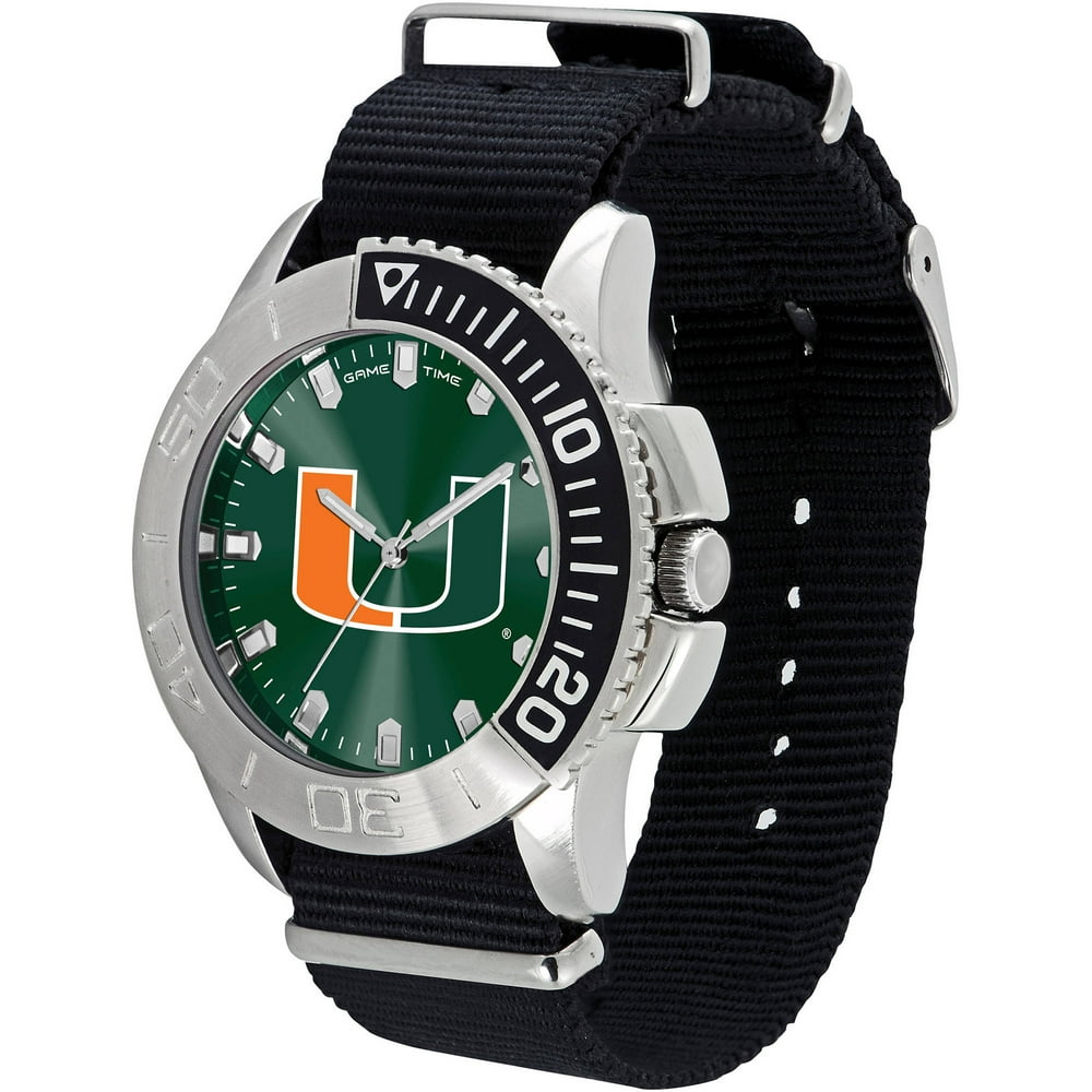 Game Time Men's University of Miami Hurricanes Starter Series Watch