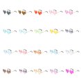 thumbnail image 3 of Sonducket Marco ligero Gafas de sol con estilo Hombres y mujeres Diseño de moda PC Gafas de sol Hombres Love Heart Gafas de sol C7 1 Type3 NO3, 3 of 6