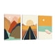 thumbnail image 1 of Cuadro Decorativo Tríptico Vertical Paisajes Soleados Canvas Revolution  Set De 3 Cuadros 30x45 cm, 1 of 5