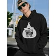 thumbnail image 2 of Creepy And Cute Halloween Hoodie Men -Image by Shutterstock, Male XX-Large, 2 of 4
