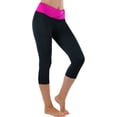 thumbnail image 6 of ToBeInStyle Women's Comfy Capri Yoga Pants with Criss-Cross Design, 6 of 7