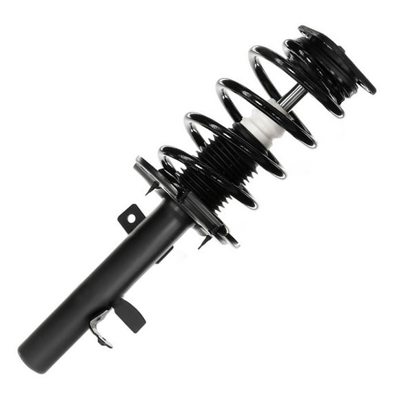 Detroit Axle - Front Right Strut for 2015 2016 2017 2018 2019 Lincoln MKC [without Electronic Adjustable Suspension], Complete Strut with Coil Spring Assembly Replacement