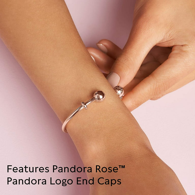 Pandora Rose Open Bangle Pandora Logo