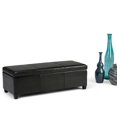 thumbnail image 4 of WyndenHall Franklin Large Rectangular Storage Ottoman Bench, 4 of 7