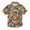 Many Cats Face, variant on Dailycode Small Short Sleeve Button Down Shirts Watercolor Wildflower Casual Shirt 3-10 Years