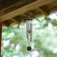 thumbnail image 6 of Darzheoy Wind Chimes Outdoor Deep Tone, Wind Chime Outdoor Sympathy Wind-Chime with 6 Tuned Tubes, Elegant Chime for Garden Patio Black Windchimes, 6 of 8