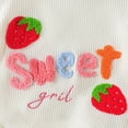 thumbnail image 5 of HCNTES Toddler Girl Outfit Soft Waffle Knit Strawberry Graphic Tee and Shorts 2-Piece Set for Daily Wear Summer Toddler Girl Clothes, 5 of 8