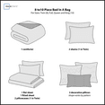 thumbnail image 6 of Mainstays Pink and Teal Diamond 8 Piece Bed in a Bag Comforter Set With Sheets, Twin/Twin XL, 6 of 6