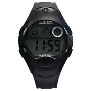 Aquaforce  Multi Function Black Strap Watch with Built in Digital