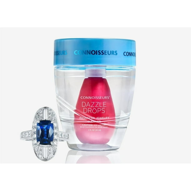 Connoisseurs Dazzle Drops Advanced Jewelry Cleaner, Cleans Gold