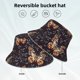thumbnail image 2 of Fotbe Butterfly1 Sombrero Tipo Pescador con Estampado – Sombrero de Sol de Algodón de Moda para Playa, Golf, Pesca, 2 of 6