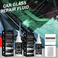 WENXUAN 2pcs Auto Glass Nano Repair Fluid Car Windshield ResinCrack