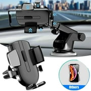 Vobor 360 Rotation Vehicle-Mounted Sucker Universal Cell Phone Holder Stand in Car No Magnetic GPS Mount