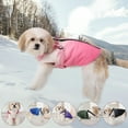 thumbnail image 6 of Pet Dog Jacket With Harness Winter Dog Reflective Adjustable Collar Waterproof Coat Warm Thick XS-XXL, 6 of 7