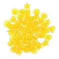 thumbnail image 2 of koolsoo 100Pieces Beekeeping Raise Rearing cup of Cage Apiculture Tool Plastic - Yellow, 2 of 9
