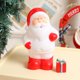 thumbnail image 1 of pstuiky Adornos navideños de luz suave, no deslumbrante, de red roja, con forma de muñeco de Papá Noel., 1 of 7