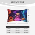thumbnail image 4 of Gukieu Colorful Potion Bottles Magic Print Plush Pillow Cover, Hidden Zipper Pillow Protector without Pillow Core, Suitable for Bedroom, Office, Car Decoration-16"x24", 4 of 6