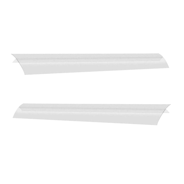 LOLIPPYY 2Pcs Stove Gap Cover Clear Silicone Heat Resistant Flexible Filler for Kitchen Appliances