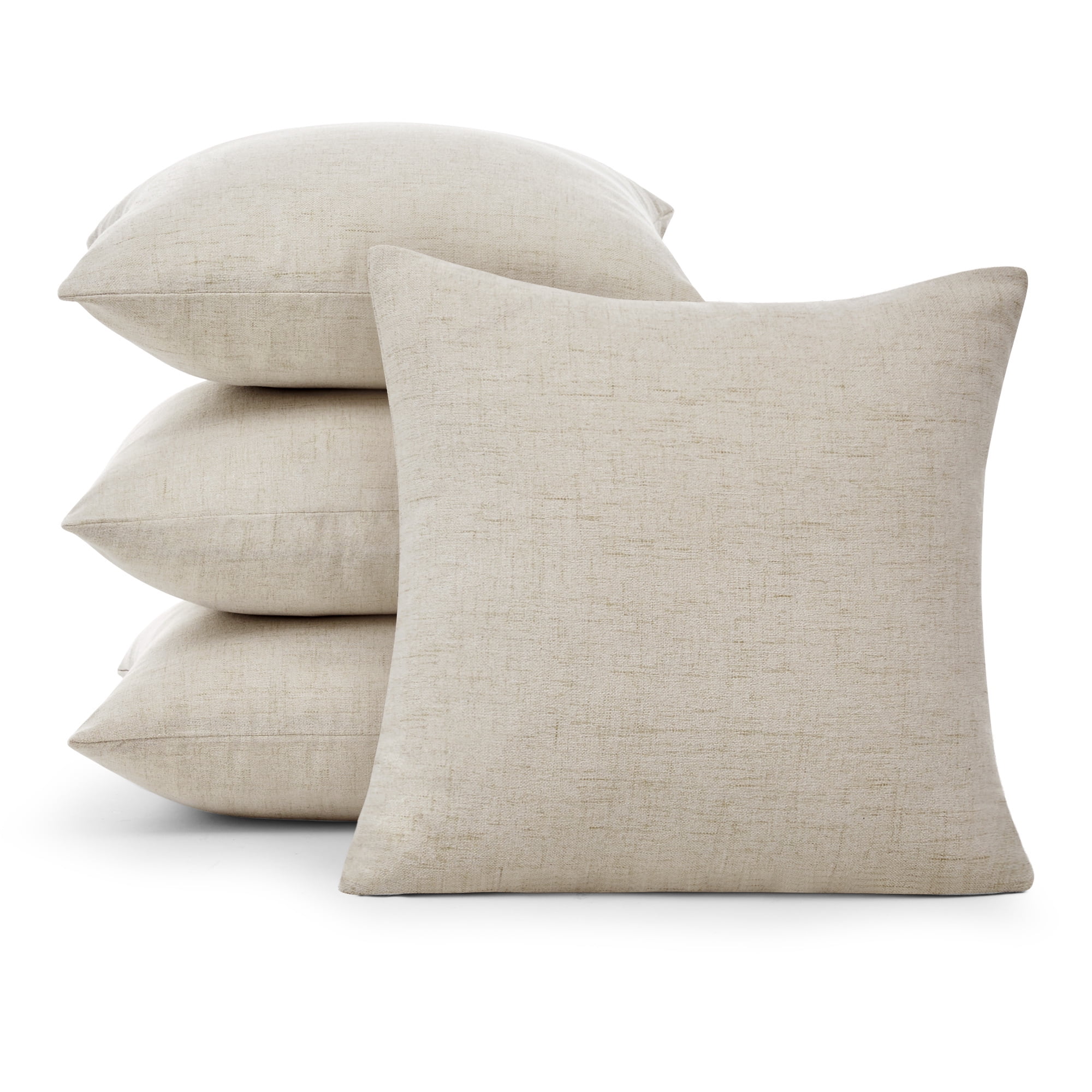 Design Imports Assorted Farmhouse Pillow Covers 18x18 Set of 4 - 20155336