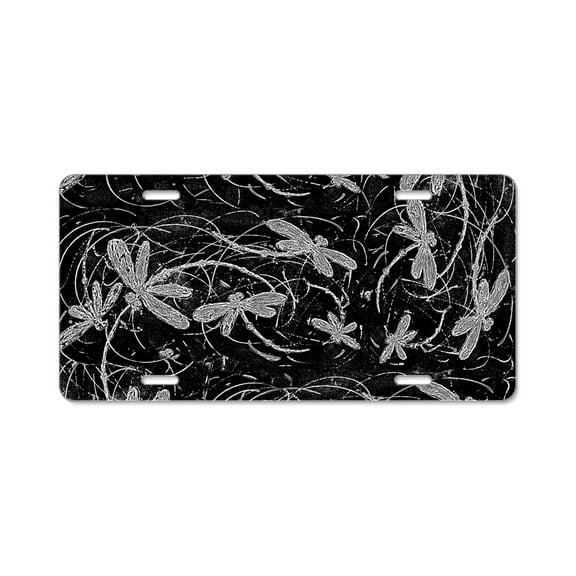 CafePress - Dragonfly Night Flit - Aluminum License Plate, Front License Plate, Vanity Tag