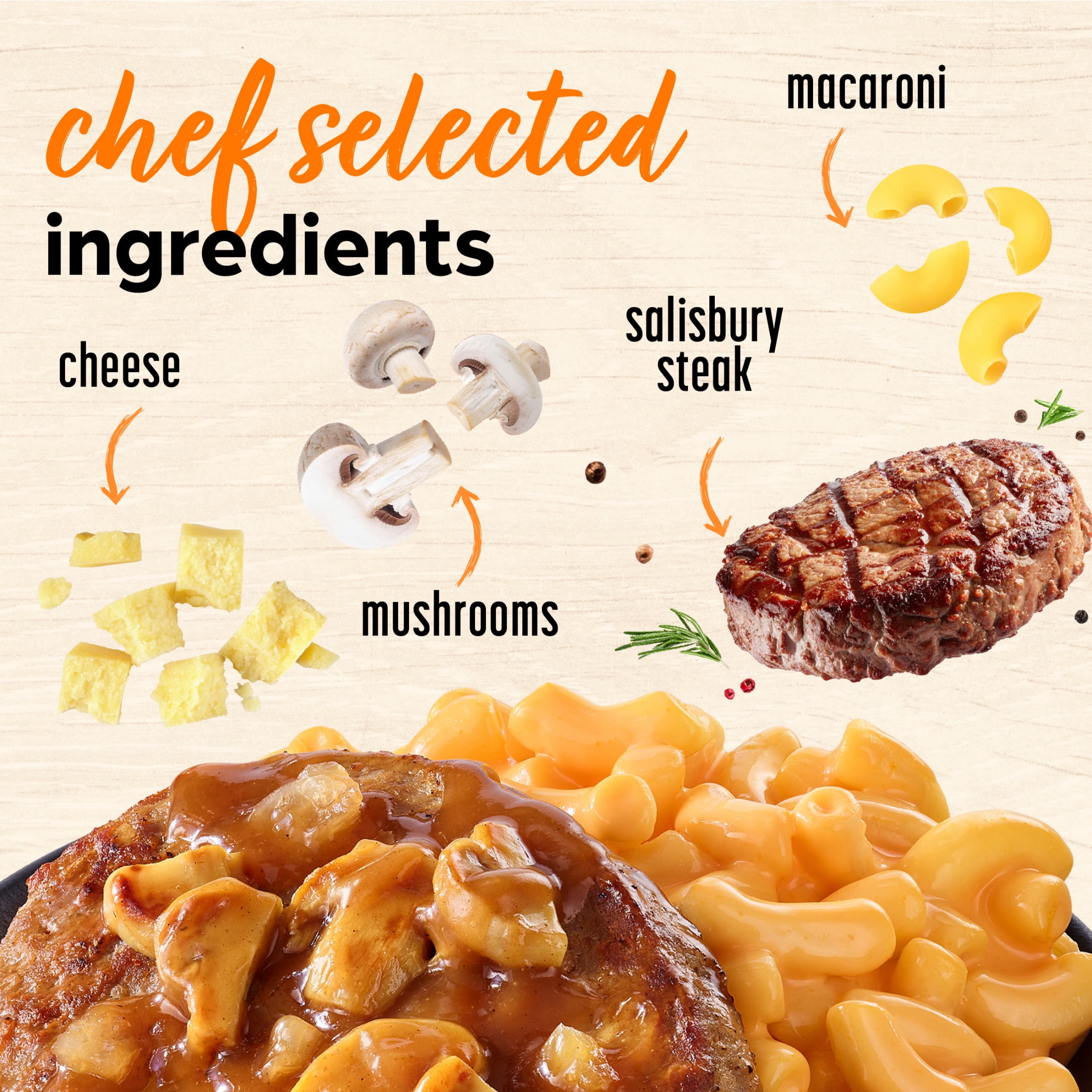 Lean Cuisine Salisbury Steak & Macaroni and Cheese, Frozen Meal, 9.5 oz