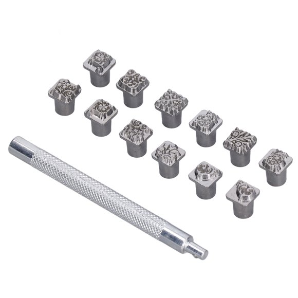 Leather Stamping Tools, DIY Production Leather Embossing Kit Small Volume Fashion Design Fine Workmanship For Suitcase For Home For Wallet