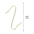 thumbnail image 3 of EGNMCR Christmas Decorations, 200PC S-shaped Hook Christmas Tree Decoration Hook Christmas Hanging Accessories Iron Wire Hook Multi Functional S-hook Metal Box Small Hook shaped hook, 3 of 8