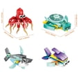 thumbnail image 4 of Ocean Animal Building Blocks Set: 12 Playful Creatures Or a Giant Shark, Suitable for Ages 6-8, ABS Material, 4 of 5