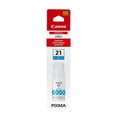 thumbnail image 1 of Botella de tinta Canon GI-21 Cyan para impresoras MegaTank, 1 of 3