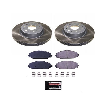 Front Brake Pad and Rotor Kit - Compatible with 2019 - 2025 Ram 1500 2020 2021 2022 2023 2024