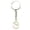 3, variant on Number Keychain Pendant 0-9, Antique Metal Charm for Keys and Bags, Personalized Digit Jewelry Accessory for Gifts