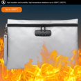 thumbnail image 1 of Bolsa de documentos a prueba de fuego Bolsas de dinero a prueba de agua Bolsa de almacenamiento seguro contra incendios con cerradura de combinación Archivo de efectivo oso de fresa Electrónica, 1 of 5
