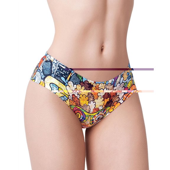 Mememe Psychotropical Trash Printed Slip Md