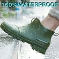 thumbnail image 3 of CHICVOMEY Women's Waterproof Chelsea Rain Boots Anti-Slip Work Boots for Gardening Fishing & Outdoor Ankle-Length Traction Sole Boots for Women & Men, 3 of 8