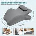 thumbnail image 3 of Almohada viscoelástica con forma de cuña TAOMYTA, soporte de espalda ergonómico, 3 of 7