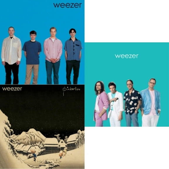 Weezer (Blue Album) & Pinkerton & Weezer: Teal Album [LP Vinyl Bundle]