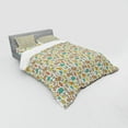 thumbnail image 3 of Ambesonne Colorful Bedding Set 3 Pcs, Animals and Natural Food, Twin, Multicolor, 3 of 3
