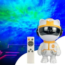 Space Projector Lamp, Mechanical Cat Projection Light with Timer and Remote Control for Kids, Luces Led Para Cuarto Tipo Galaxia for Bedroom Party Decoration, White