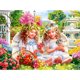 thumbnail image 1 of Cuadros Decorativos 5D DIY diamante pintura bebé ángel completo redondo taladro arte cuadro decoración de diamantes de imitación Ehuebsd Nuevos Originales, 1 of 5