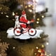 thumbnail image 5 of Santa Claus Christmas Pendant Acrylic Puppy Doll Bicycle Christmas Tree Hanging Suit, 5 of 6
