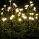 thumbnail image 1 of Luces Solares De Flores Decorativas, Paquete De 2 Luces De Hadas, Camino, Pasarela, Patio, Patio, Decoración De Paisaje, Decoración De Jardín De Navidad, Altura 66 Cm, 1 of 7