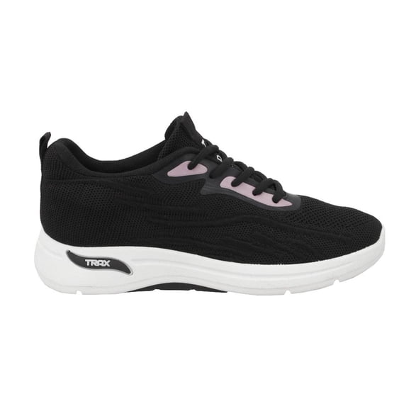 Tenis Textiles TRAX BY MR SHU Mujer Comodos Sports negro 24