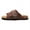 Brown, variant on Unisex Comfort Cork Sandals: Trendy Double Buckle Fall/Winter Slides for Men & Women, Arch Support Casual Mules for Students, Lightweight Non-Slip Outdoor Beach Shoes, Khaki/Brown